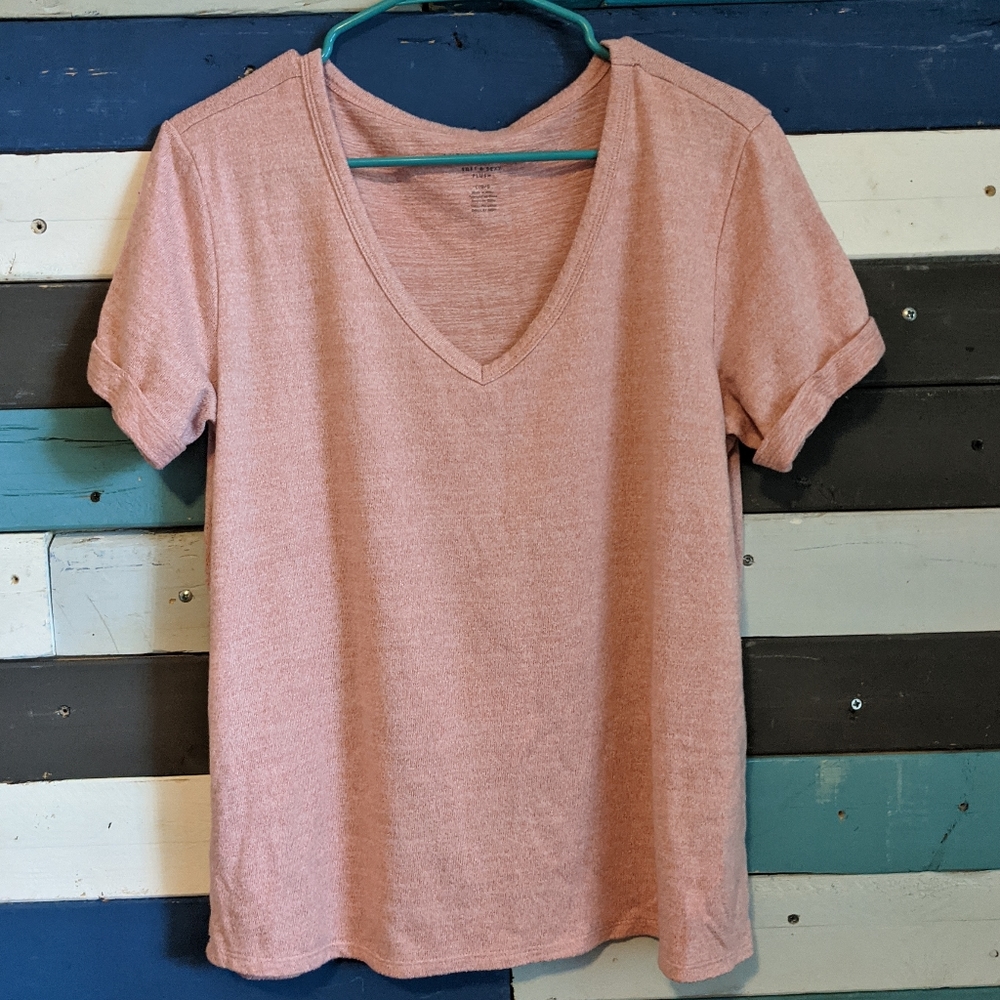 American Eagle Outfitters Plush Pink T-Shi…